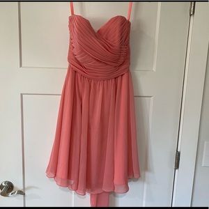 Strapless formal or bridesmaid dress